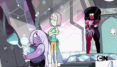 grimphantom:  codykins123:  Lol!  Grimphantom: lol aside of being funny(tho more funny if the lobster pinched her butt lol) is that how Pearl looks hot with her hair wet XD  I love the gems~ <3