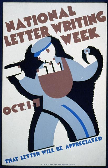 National letter writing week, 1940