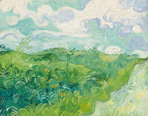 aizobnomragym: Vincent van Gogh “Green Wheat Field, Auvers” 
