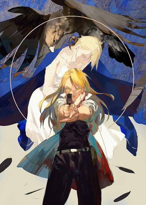 faitherinhicks: mourimotonari: 1, 2, 3, &amp; 4 by rei17 Gorgeous Fullmetal Alchemist fanarts! &