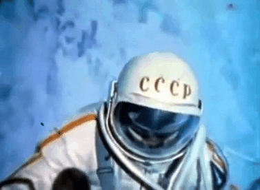 humanoidhistory:Fifty years ago today, Soviet cosmonaut Alexei Leonov floated into