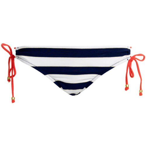 Monsoon Stella Stripe Tie Side Bikini Briefs ❤ liked on Polyvore (see more red bikini bottoms)