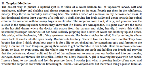 napowrimo day 11 // tropical medicine[sorry this poem is so gross, neurosurgery is so fuckin wild. d