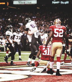 Victoriannna:  Dennis Pitta Celebrates After Catching A Pass For A Touchdown Against