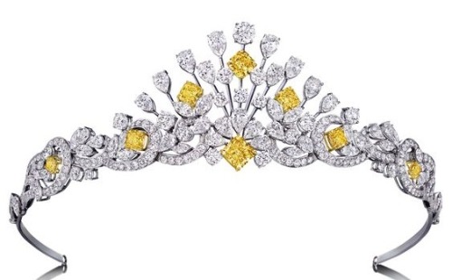 tiaramania - * High Jewelry Tiaras *Yellow Diamond Tiara by...
