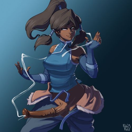 kittenofdarkness:  Futa Avatar Korra Request, Enjoy! 