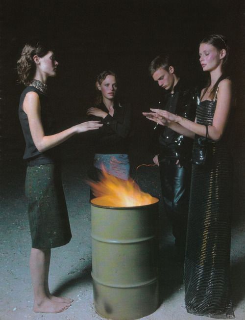 Malgosia Bela |  Vogue Germany | Dec. 1998 | Ph. Iris Brosch 