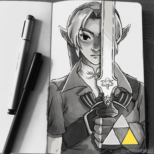 Linktober days 28 - 31This concludes another year of Linktober/Inktober! The prompts for these were 