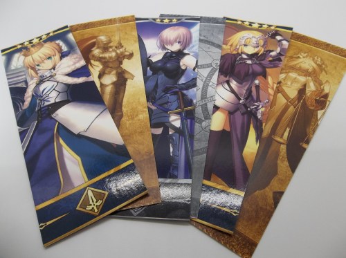 FGO Summoning Card Bookmarks - Altria, Mash, JeanneRounding off July 4th weekend, I finally reveal: 