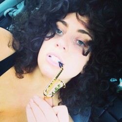 ladyxgaga:  @ladygaga: about to hit a high note 