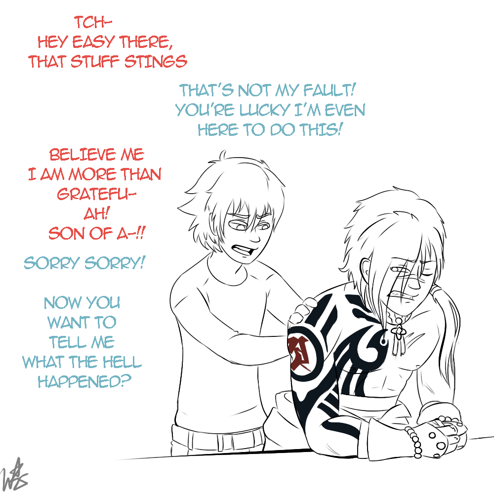 wildstar25:  did someone say extremely cheesy kouao comics??? no?  well shit   