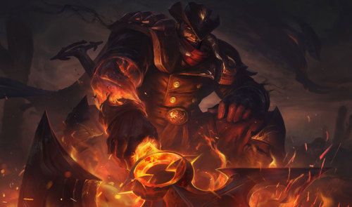 aurelion-solar:High Noon Ashe, Darius & Hecarim Splash Art