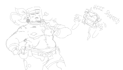 Sanfo + Original Ms Paint Sketch Along With Some Old Sketches From June 2023