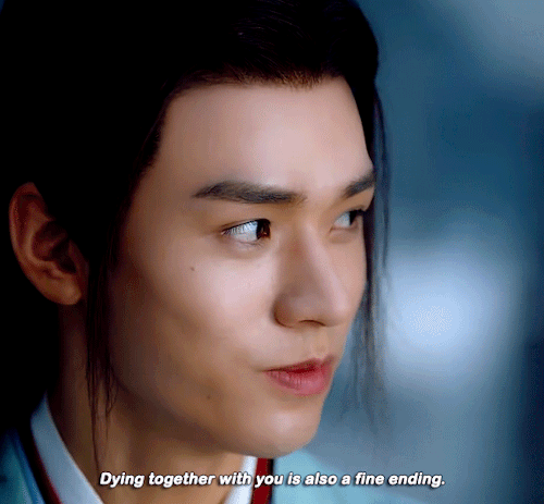 word of honor 山河令: episode 11In life and death you will never part. What a touching moment.