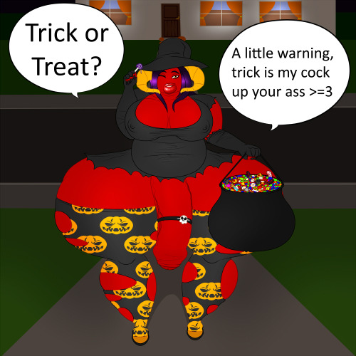Porn photo Trick or Treating 