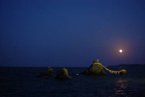 The married rocks Symbolising the ever swirling connected pairs of opposites that make up our univer