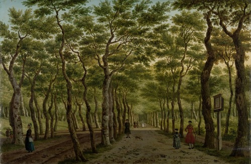 Paulus Constantijn la Fargue. The Herepad in the Haagse Bos. 1778. Oil on panel. Rijksmuseum, Amster