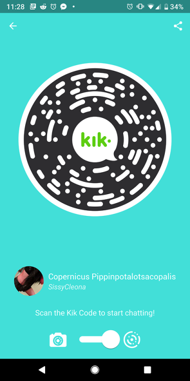 My master says I have to expose my New KIK account for disobeying him last night…so here it i