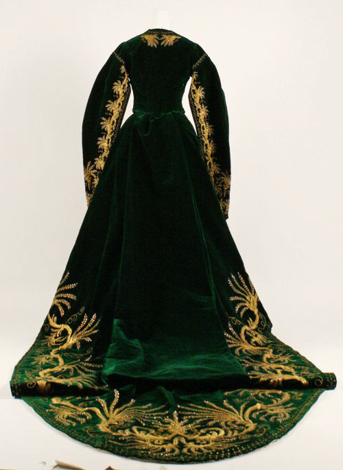 Russian court dress, c. 1900