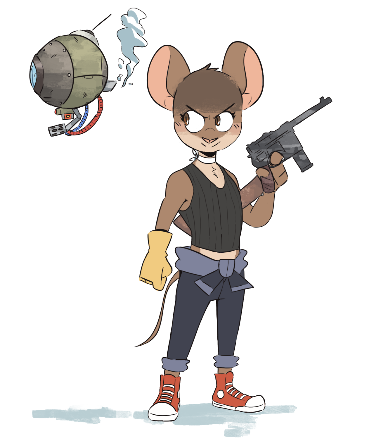 beezii:Mags!! also ft. a lil’ robo friend! 😊   wow!! They’re so cute!!  