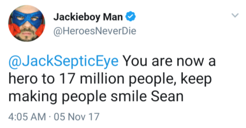 septicstacheedits:Tweets From The Egos || Part 14The egos congratulating Sean for 17 million subscri
