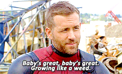 chrisxewans:@VancityReynolds ; My daughter’s only 6 months old and already drawing. I’d hang it on t