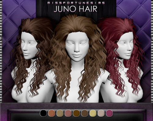 MFS Juno Hair9 Swatches (it’s my first hair test, give me feedback on this and next time they will b