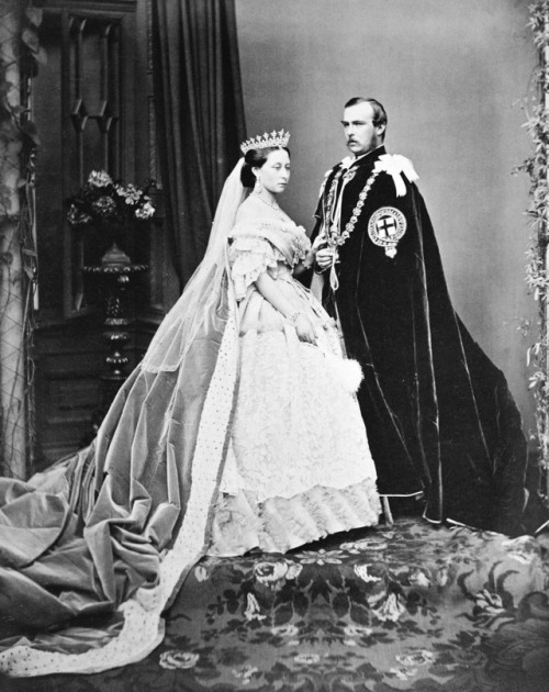 Princess Alice of the United Kingdom and her husband Prince Luis of Hesse, May 1863