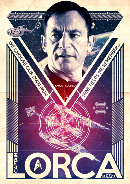 butwin:My next character poster design, this time Captain Lorca / Star Trek Discovery