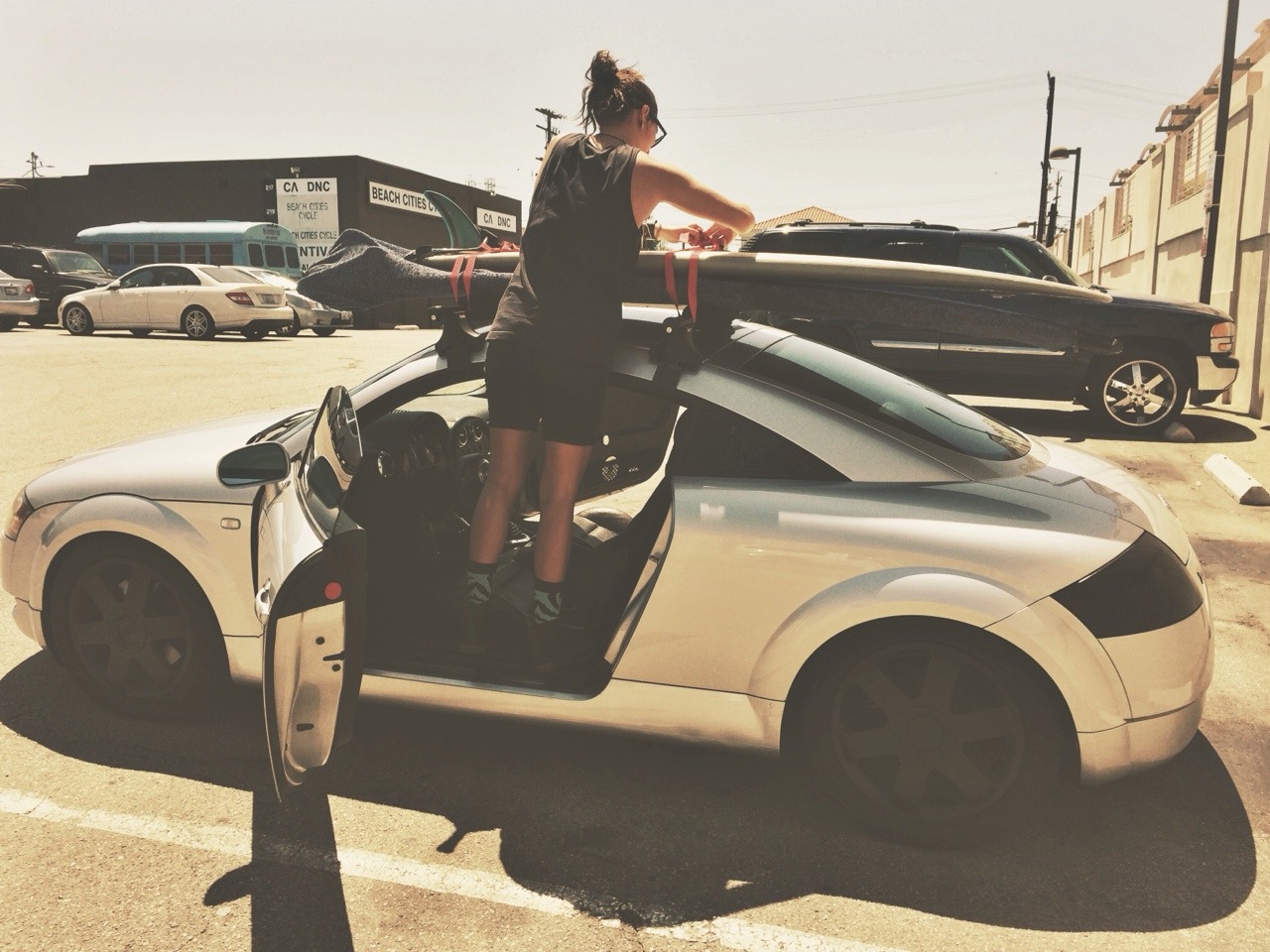 w3as3ly:  Strapping down the children and hittin the road for San Diego with my lady