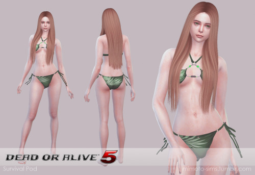 DOA 5 Kokoro Bikini BExtracted and converted from original game “DOA 5” by rolanceDownload