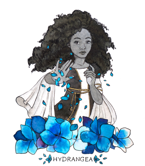 Hydrangea SorcererThis concludes my Inktober series! Reminder that all the original illustrations ar