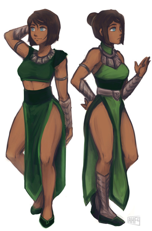 iahfy:I wish korra had cute zaofu outfits  holy smokes <3 ///////<3