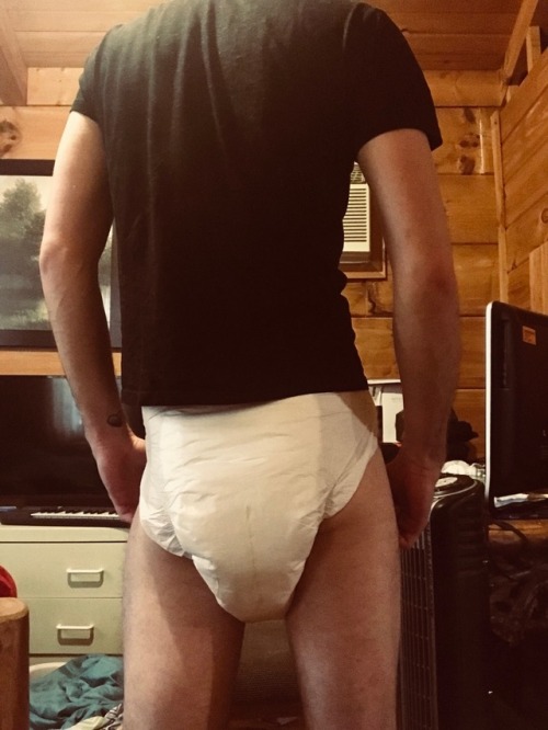 Just an afternoon at home in my diaper.