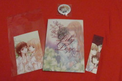 inuhoshinoyuri:  Had to wait two days to pick them up, because I didn’t hear the postman ringing the bell, but I finally have them and I’m so happy!^w^ Never thought I would one day get the chance to have a physical copy of Lily Love (and even more