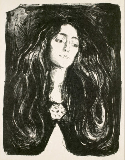 art-and-fury: The  Brooch (Eva Mudocci) - Edvard Munch 