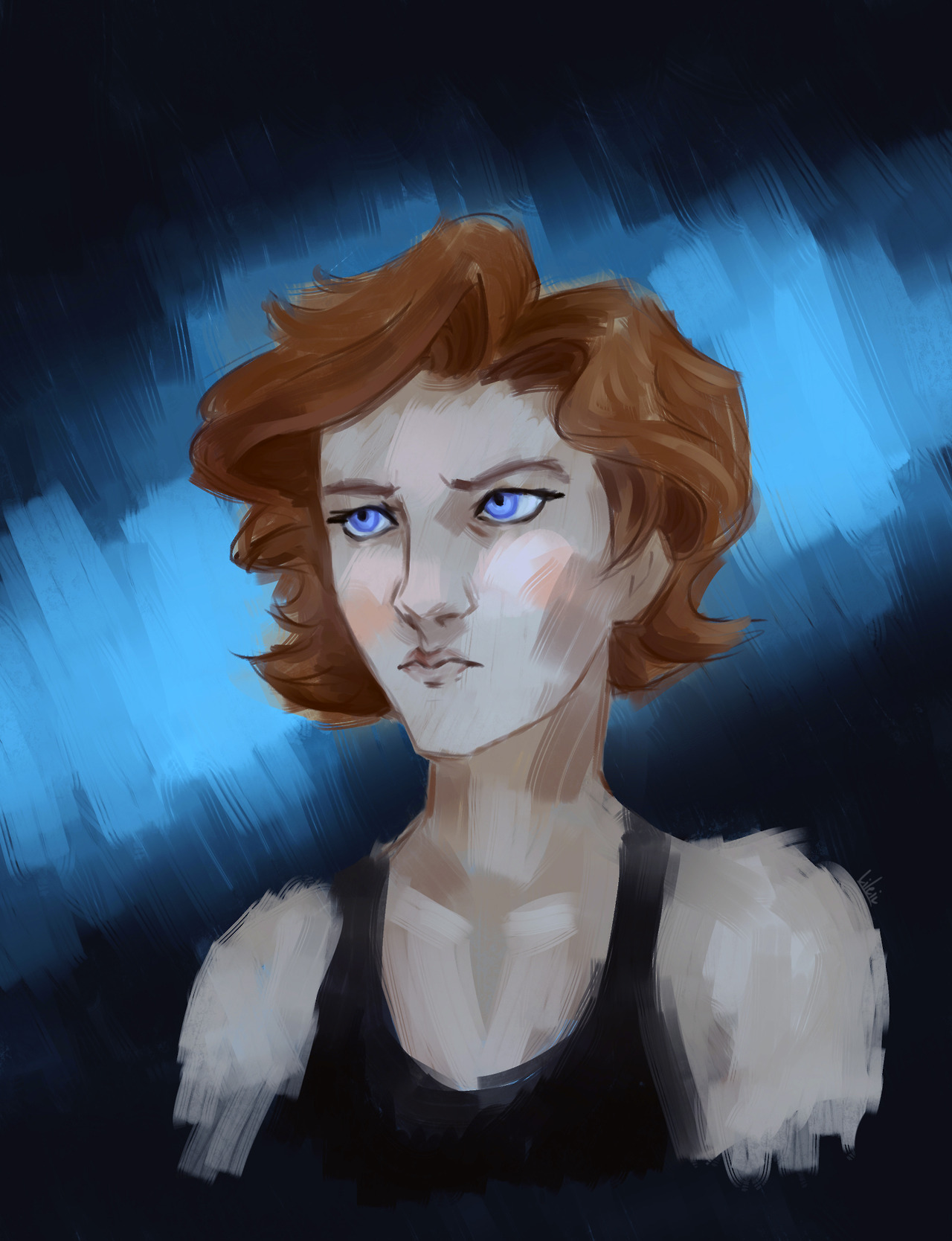 lileiv:  Meryl. She’s cool. (the one with warmer colours is the original, but the