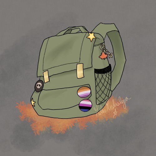 Inktober Day 1: Backpack
