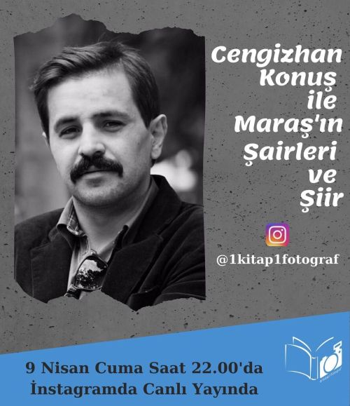 Cuma akşamını not alın dostlar. Şiir sohbetimize bekliyoruz. Şair Cengizhan Konuş @cengizhankonus il