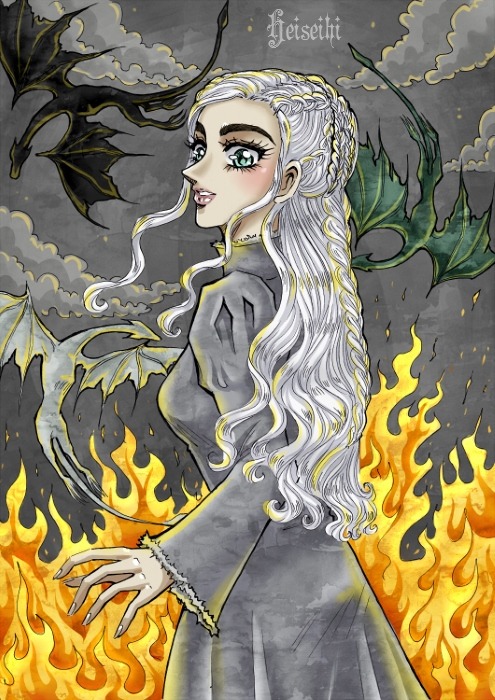 My FanArt of Daenerys ^_^