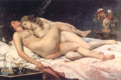 captainbobbysox:  Gustave Courbet -The_Sleepers