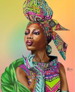 fyblackwomenart:    “African Colours”