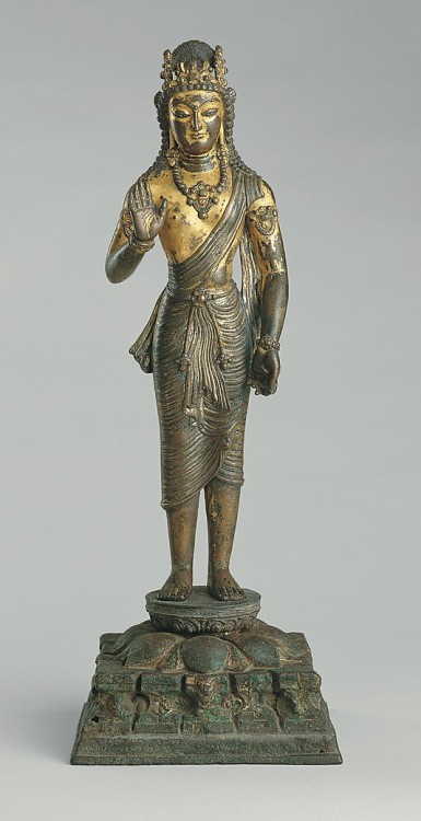 Standing Bodhisattva Maitreya,c. 7th century  India