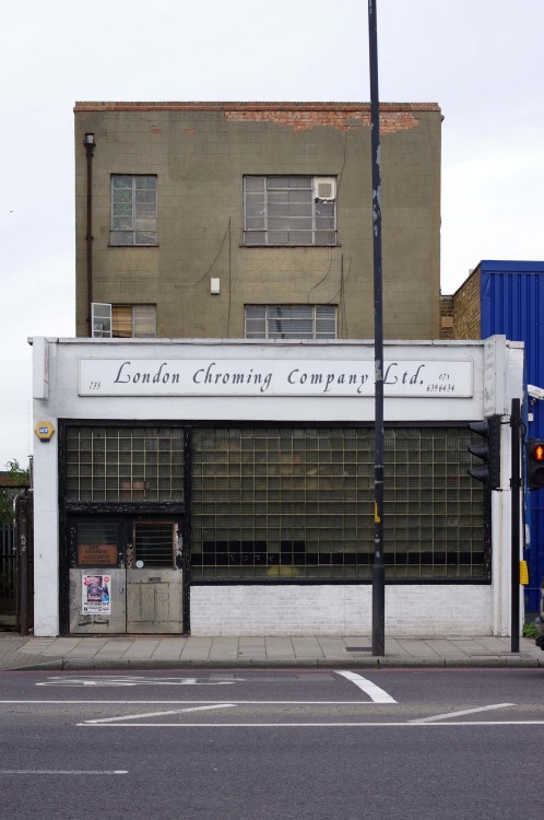 Three shops at the south end of the Old Kent Road