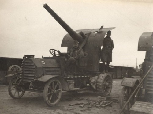 thisdayinwwi:1918 “A French mobile anti-aircraft gun on the Western Front” t.co/P0kdDYw3Ce h