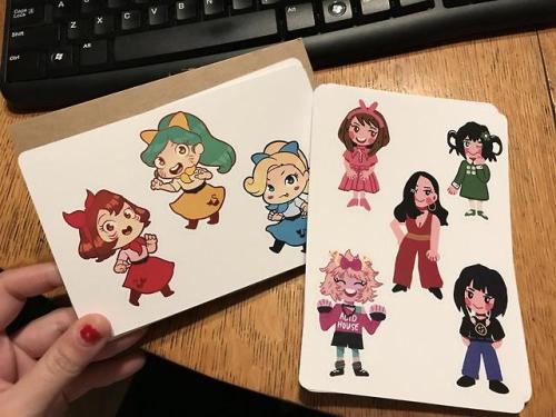 Another Update! Stickers have arrived and the mock-up for the pouch has been received! Books have be