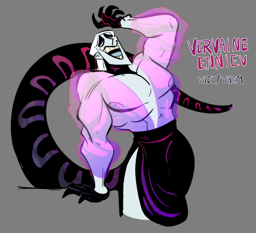 Putting together some doodles of a character I’ve been drawing for a little bit now: Vervaine!