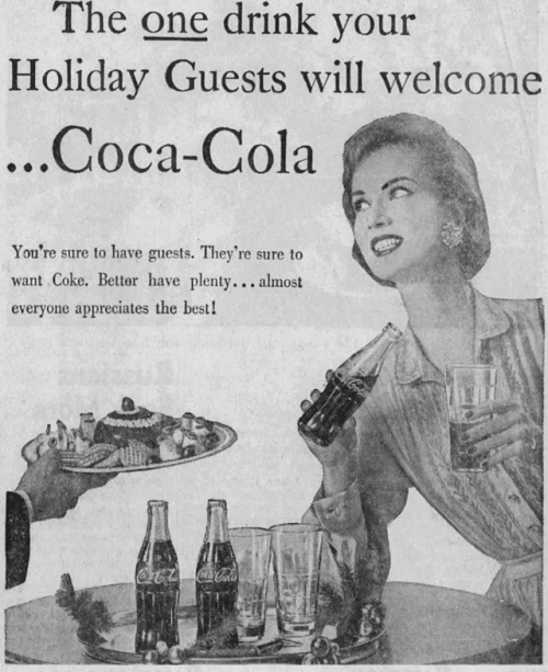 yesterdaysprint: The Petaluma Argus-Courier, California, December 29, 1955 Yes, malted battery acid…the perfect drink to serve guests.