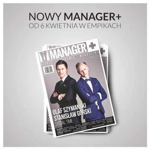 Okładka magazynu Manager+