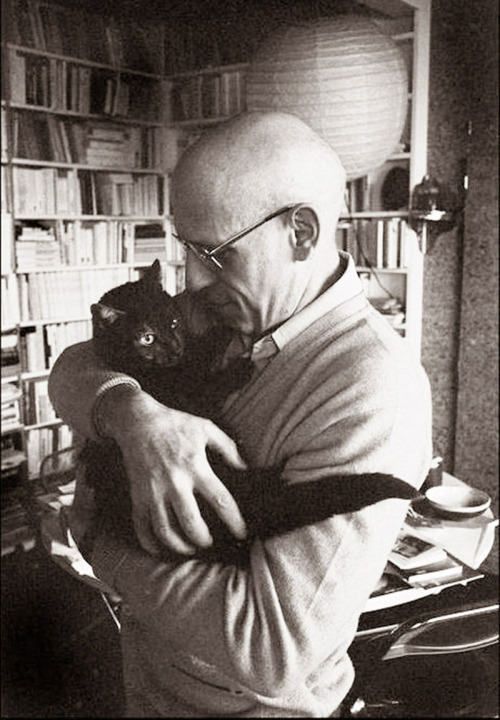 s-hayashi:Deleuze, Foucault, Derrida - with cats